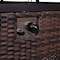 Flash Furniture Black/Espresso 50,000 BTU Patio Fire Pit Table YO-GYM81008-BK-GG - alternate 3
